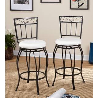 Simple Living Counter Bar Stools Online At Our Simple Living Gabriella 30 Inch Pub Bar Stools Set Of 2