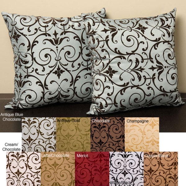 Seville 18-inch Knife Edge Pillows (Set of 2)