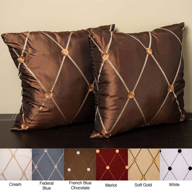 Helena 18-inch Knife Edge Pillows (Set of 2)