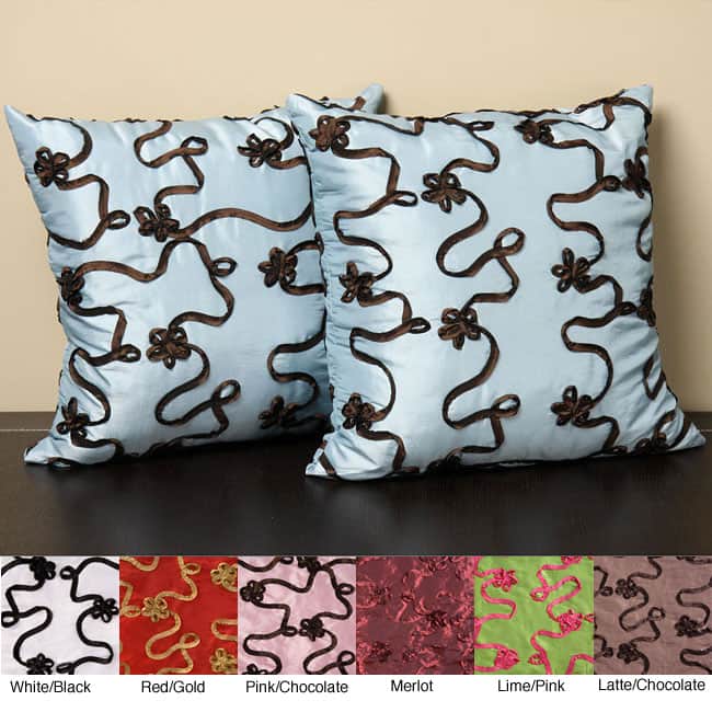 Heaven 18-Inch Knife Edge Throw Pillows (Set of 2)