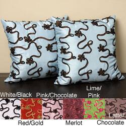 Shop Heaven 18 Inch Knife Edge Throw Pillows Set Of 2 Free