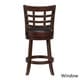Verona Cherry Swivel 24-inch High Back Counter Height Stool by iNSPIRE Q Classic - Thumbnail 22