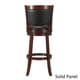 Verona Cherry Swivel 24-inch High Back Counter Height Stool by iNSPIRE Q Classic - Thumbnail 16