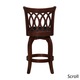 Verona Cherry Swivel 24-inch High Back Counter Height Stool by iNSPIRE Q Classic - Thumbnail 20