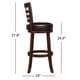 Verona Cherry Swivel 24-inch High Back Counter Height Stool by iNSPIRE Q Classic - Thumbnail 8