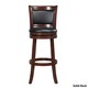 Verona Cherry Swivel 29-inch High Back Barstool by iNSPIRE Q Classic - Thumbnail 6