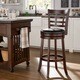 Verona Cherry Swivel 29-inch High Back Barstool by iNSPIRE Q Classic - Thumbnail 4