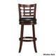 Verona Cherry Swivel 29-inch High Back Barstool by iNSPIRE Q Classic - Thumbnail 9