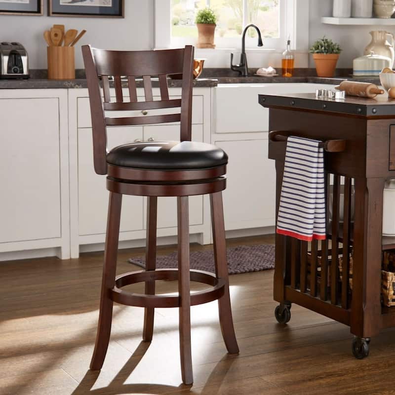 Verona Swivel 29inch High Back Barstool by iNSPIRE Q Classic On Sale