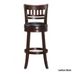 Verona Cherry Swivel 29-inch High Back Barstool by iNSPIRE Q Classic - Thumbnail 8