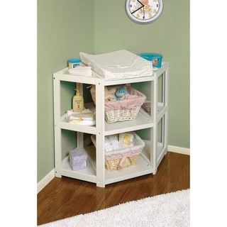 Badger Basket Diaper Corner Baby Changing Table