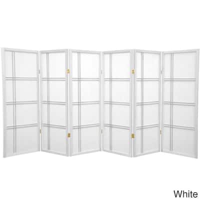 Handmade Spruce Wood 48-inch Double Cross Room Divider (China)