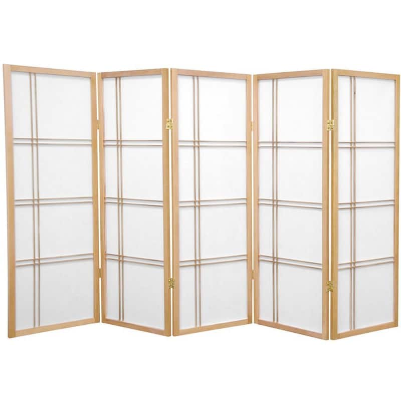 Handmade Spruce Wood 48-inch Double Cross Room Divider (China)