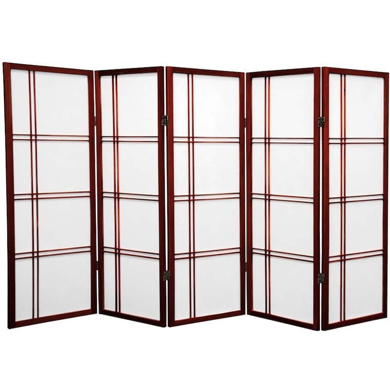 Handmade Spruce Wood 48-inch Double Cross Room Divider (China)