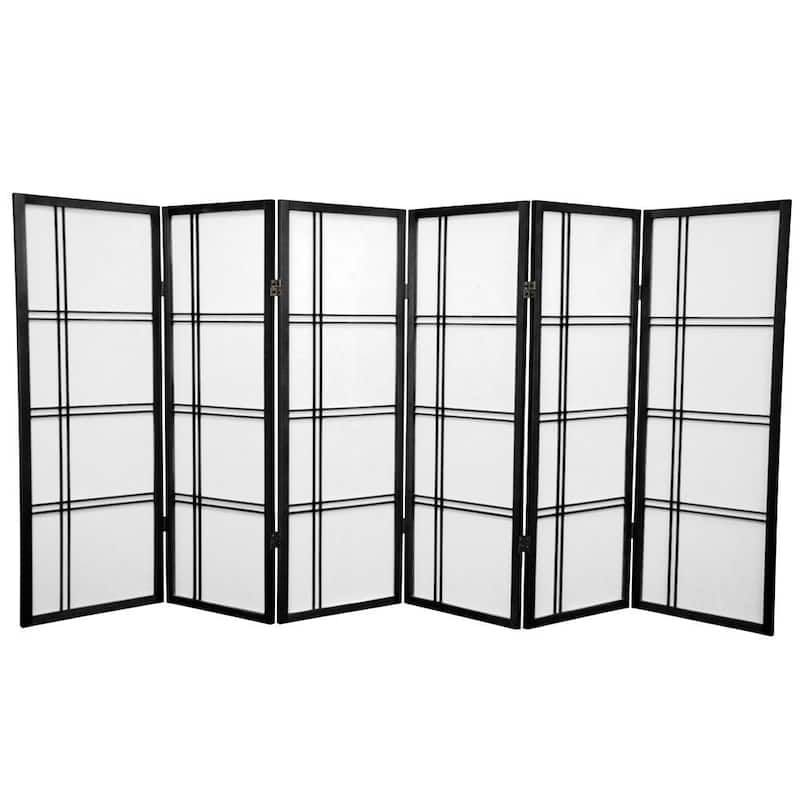 Handmade Spruce Wood 48-inch Double Cross Room Divider (China)