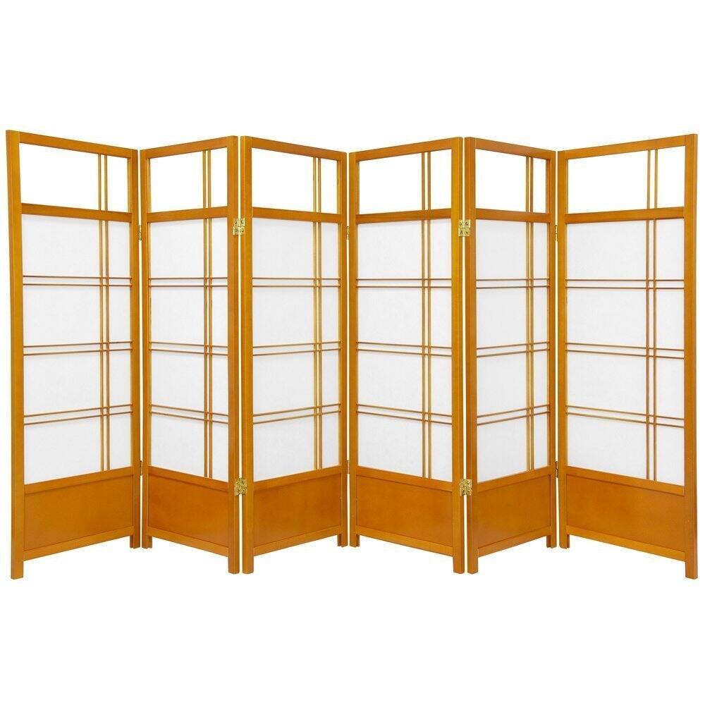Spruce Wood 48-inch Kumo 4-panel Room Divider (China)