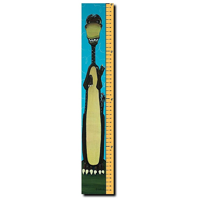 Sylvia Masek 'Growasaurase' 6foot Growth Chart Free Shipping Today