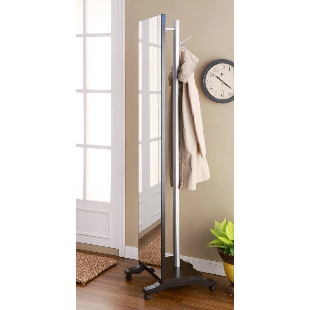 Furniture of America Reversible Two-sided Coat Rack with Vanity Mirror