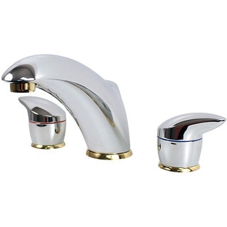 Moen Chrome/ Polished Brass Roman Tub Faucet - Bed Bath & Beyond - 4109965