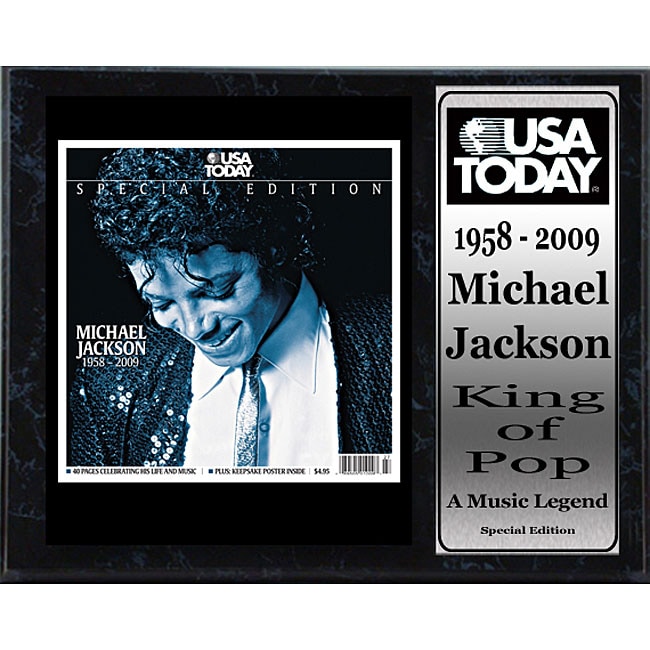 USA Today King of Pop Special Edition 12x15 Plaque   12119770