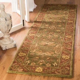 3 X 14 Runner Rugs For Less Safavieh Handmade Golden Jaipur Green Rust Wool Runner Rug 2 3 X 14
