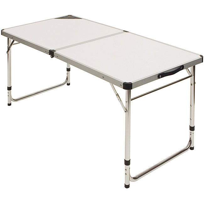Genius 4 Ledge Lightweight Folding Table - 12126149 - Overstock.com ...