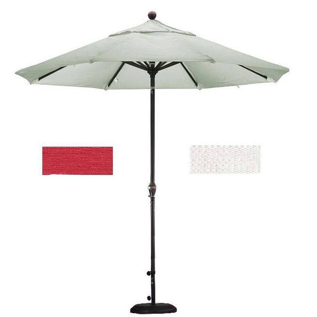 Lauren & Company Premium Woven Olefin 9-foot Patio Umbrella with Stand