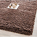Safavieh Classic Plush Handmade Super Dense Chocolate Brown Shag Rug - 8'6 x 11'6