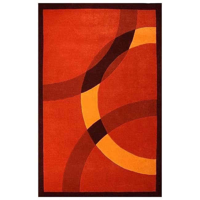 Hand-tufted Mystical Wool Rug - 6' x 9'