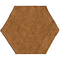 Hand-tufted Braided Jute Star Rug (8' Hexagon) - 8'