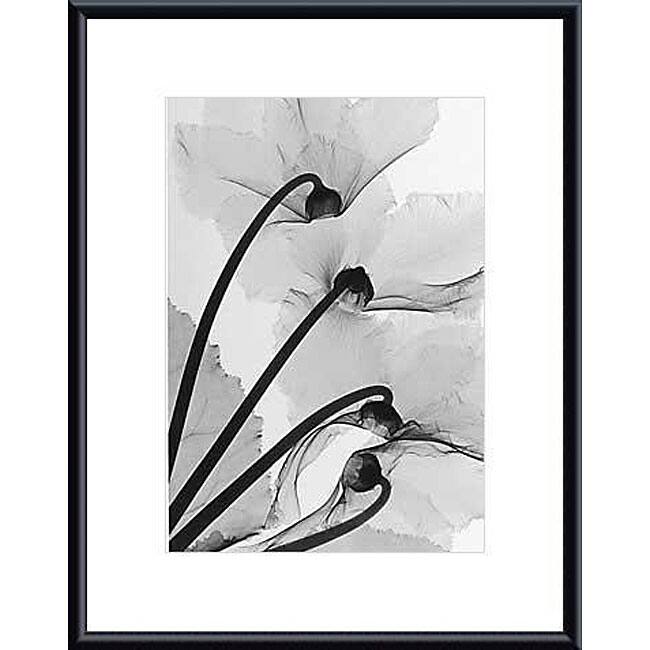 Steven Meyers 'Cyclamen Study 4' Metal Framed Art Print