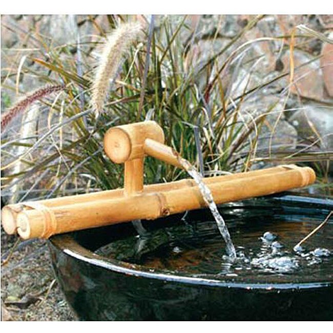 Shop Classic 12-inch Bamboo Water Spout and Pump Kit (Vietnam) - Free ...