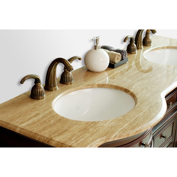 Stufurhome Catherine 62 Inch Double Sink Vanity Overstock 4123234