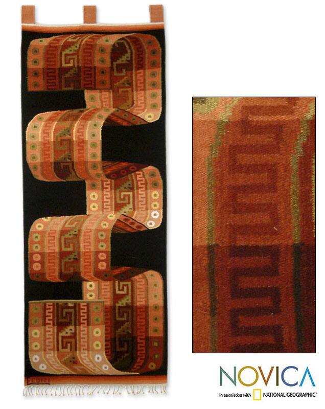 Wool 'Inca Belt' Tapestry