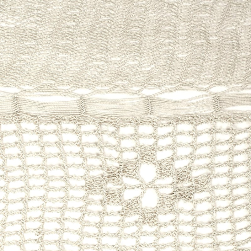 Handmade White Cotton Maya Daydream Hammock (Mexico)