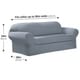 preview thumbnail 9 of 29, Maytex Collin 2-Piece Sofa Slipcover - 74-96" wide/34" high/38" deep