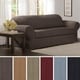 preview thumbnail 13 of 29, Maytex Collin 2-Piece Sofa Slipcover - 74-96" wide/34" high/38" deep Brown