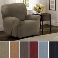 Microsuede Waterproof Box Cushion Recliner Slipcover Stonecrest Classic Home Decor, Inc Fabric: Graphite, Size: 96 H x 25 W x 20 D