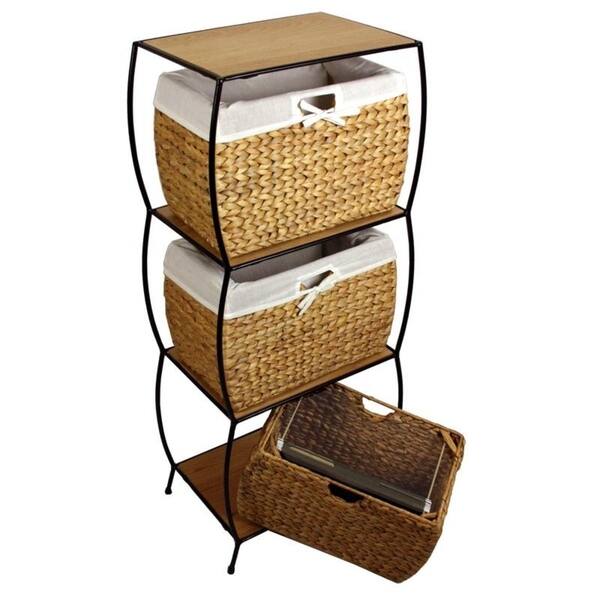 Shop Rattan 3 Drawer File Cabinet Overstock 4134991