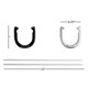 preview thumbnail 2 of 4, Horseshoe Set- Heavy Duty Set with Carrying Bag by Trademark Games