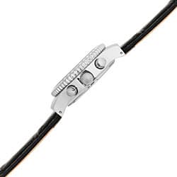 Akribos XXIV Women's Austrian Crystal Multifunction Quartz Black Watch