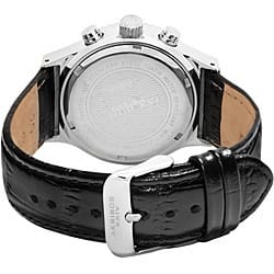 Akribos XXIV Women's Austrian Crystal Multifunction Quartz Black Watch