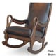 preview thumbnail 7 of 6, Vintage Leather Rocking Chair
