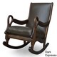 preview thumbnail 5 of 6, Vintage Leather Rocking Chair
