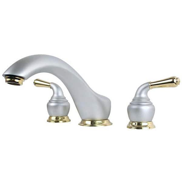 Shop Moen 2 Handle Roman Tub Bathroom Faucet Overstock 4145467