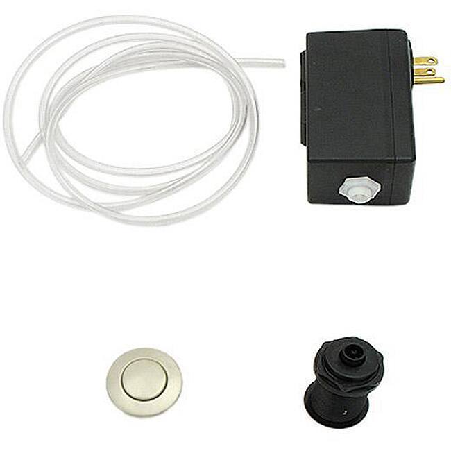 Satin Nickel Garbage Disposer Air Switch Unit