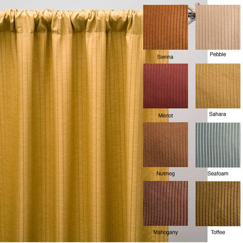 Softline Madrid Rod Pocket 84-inch Curtain Panel - 51 x 84