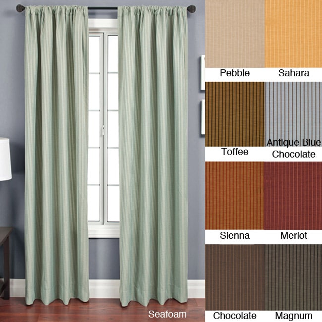Madrid Rod Pocket 96 inch Polyester Curtain Panel