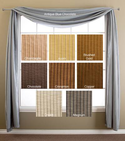 Softline Madrid 6-yard Window Scarf (51 in. x 216 in.)