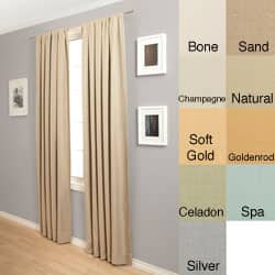 Shop Softline Trilogy Rod Pocket 84 Inch Curtain Panel Free